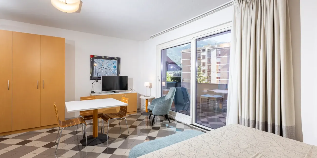 Monolocale con balcone